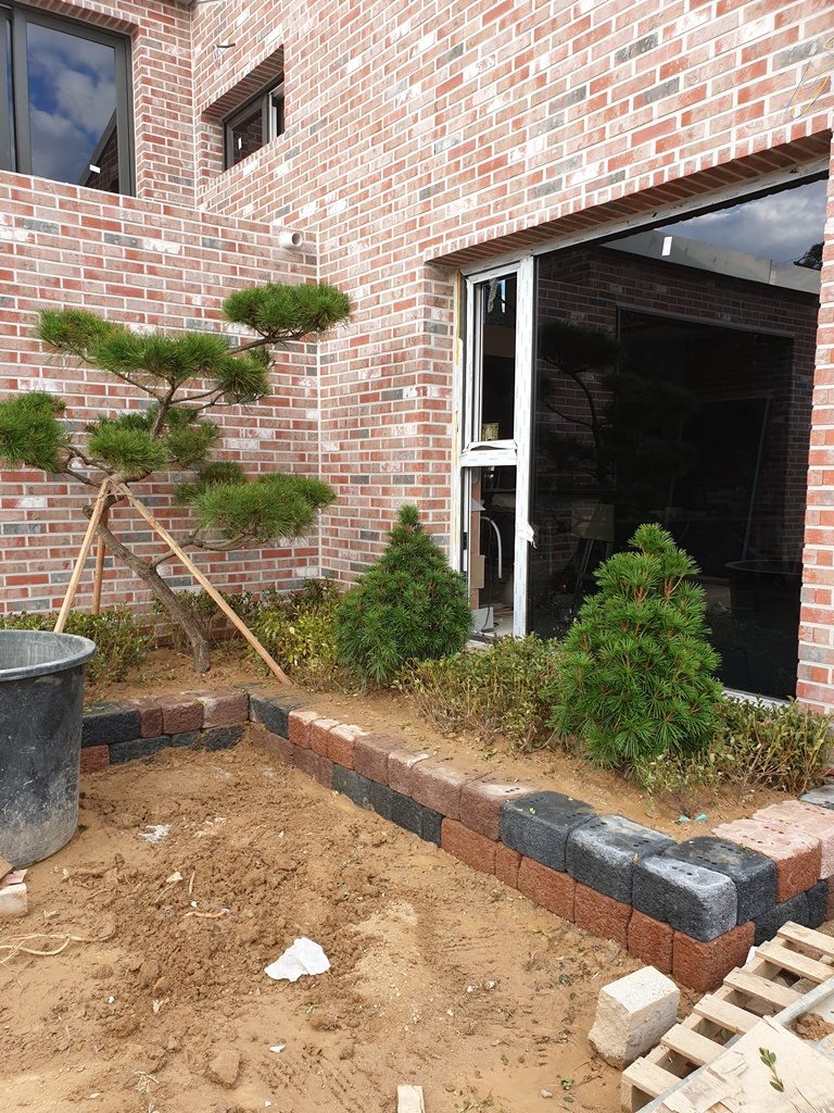 단독주택 정원화단 의정부 경민조경 